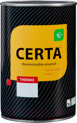 Эмаль Certa Антикоррозийная Термостойкая до 700°С (800г, черный)
