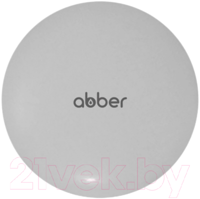 Заглушка для умывальника Abber AC0014MLG (светло-серый матовый)