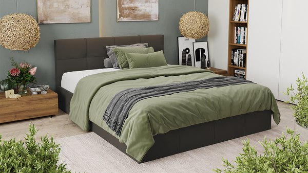 Купить Двуспальная кровать ТриЯ Лора с ПМ 160x200 в Витебске