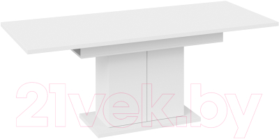 Обеденный стол ТриЯ Детройт тип 1 (белый/белый)