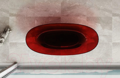Ванна из полиэфирной смолы Abber Kristall AT9703 Rubin (красный)
