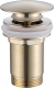 Донный клапан Abber AF0010G с переливом (золотистый матовый) - 