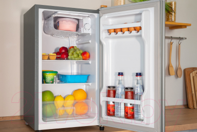 Холодильник с морозильником Olto RF-090 (серебристый)