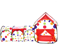 Детская игровая палатка Pituso Принцесса + туннель / CB2879-A-80 (80 шаров) - 