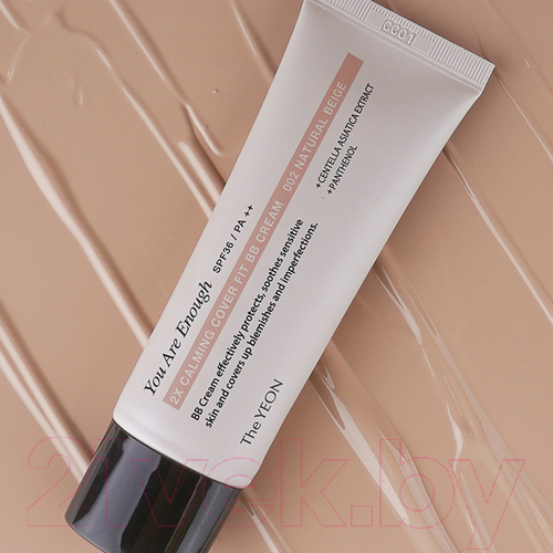 BB-крем The Yeon 2X Calming Cover Fit BB Cream SPF 36/PA++ 002 Natural Beige