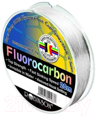 Леска флюорокарбоновая Robinson Vde-R Fluorocarbon 0.400мм (20м)
