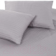 Комплект постельного белья GoodNight Pure Страйп-сатин 1.5сп / 417434 (серый) - 