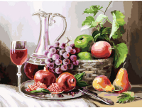 Картина по номерам БЕЛОСНЕЖКА Натюрморт с фруктами / 479-OVC - 