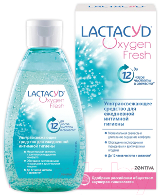 Гель для интимной гигиены Lactacyd Oxygen (200мл)