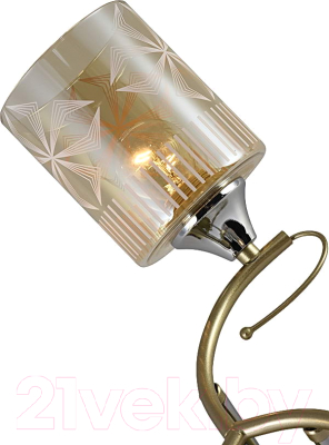 Потолочный светильник Aitin-Pro НПБ 02-3x60-101 / XA1382B/3 (золото/хром)