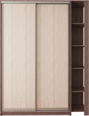 Угловое окончание для шкафа Артём-Мебель СН 118.06 (ясень анкор темный/ясень анкор светлый)