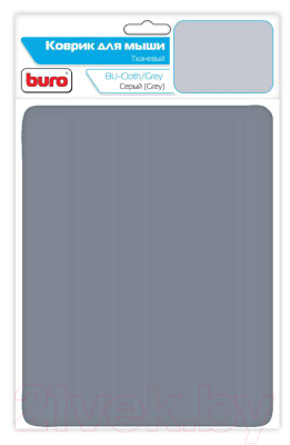 Коврик для мыши Buro BU-CLOTH (серый)