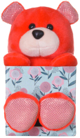 Мягкая игрушка Malvina Медведь / 52.4.2 (коралловый) - 