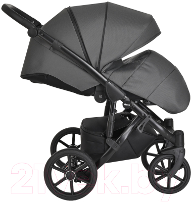 Детская универсальная коляска Pituso Moon Luxury 2 в 1 / M41 (темно-серый)