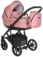 Детская универсальная коляска Pituso Moon Luxury 2 в 1 / M44 (розовый кварц) - 