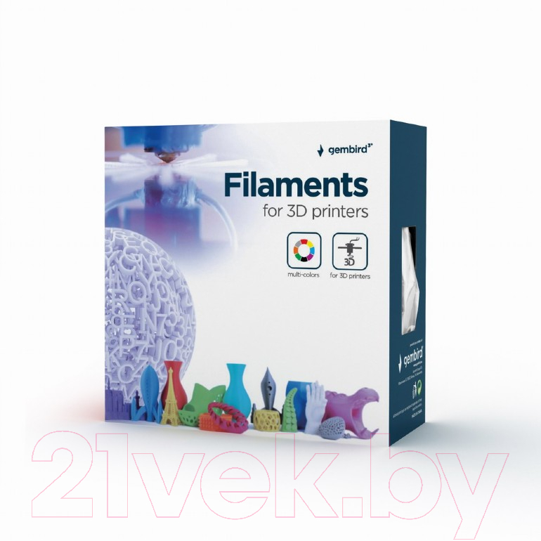 Пластик для 3D-печати Gembird PLA Plus / 3DP-PLA+1.75-02-G