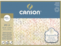 Набор бумаги для рисования Canson Aquarell / 400106437 (20л) - 