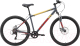 Велосипед STARK Respect 26.1 D Microshift 2023 (18, серый/красный/желтый) - 