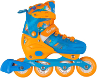 Роликовые коньки Tech Team Freestyler 2020 (р-р 36-39, синий/оранжевый) - 
