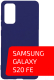 Чехол-накладка Volare Rosso Jam для Galaxy S20 FE (синий) - 