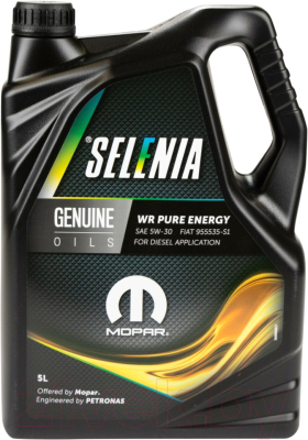 Моторное масло Selenia Mopar WR Pure Energy 5W30 / 70205MF2EU (5л)