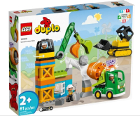 Игрушка-конструктор Lego Duplo Строительная площадка 10990 - 