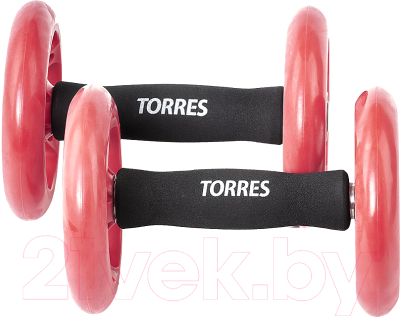 Набор роликов для пресса Torres PL52215 (красный/черный)