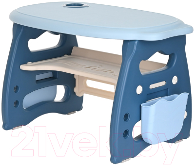 Комплект мебели с детским столом Pituso Fish / UN-ZY28 (голубой)