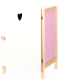 Аксессуар для кукольного домика Roba Scarlett / 490030984 (белый/розовый/натуральный) - 