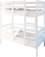 Двухъярусная кровать детская Pituso Hanna-2 New №7/2 (белый) - 