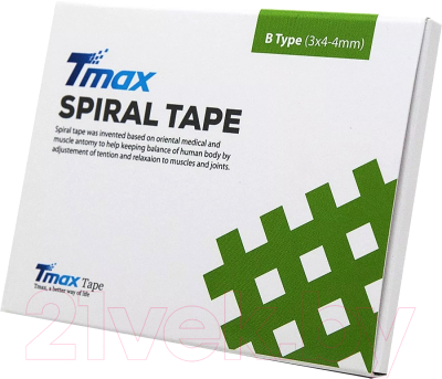 Кросс тейп Tmax Spiral Tape Type B / 423723 (20 листов, телесный)