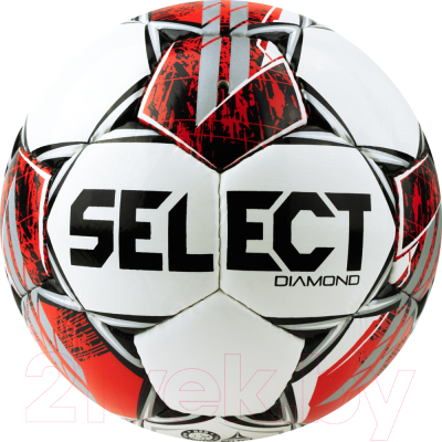 Футбольный мяч Select Diamond V23 / 0855360003 (размер 5, белый/черный/красный)
