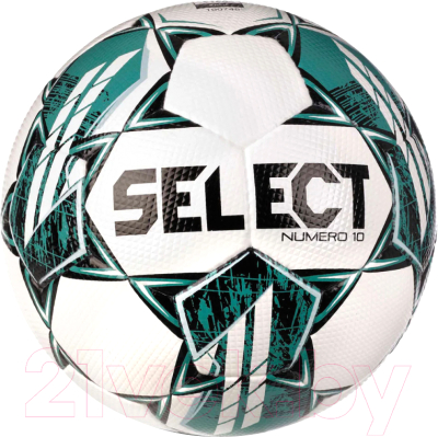 Футбольный мяч Select Fb Numero 10 V23 / 0575060004 (размер 5, белый/бирюзовый)