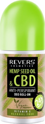 

Антиперспирант шариковый, CBD С натуральным маслом конопли