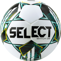 Футбольный мяч Select Match DВ V23 / 0575360004 (размер 5, белый/зеленый/черный) - 