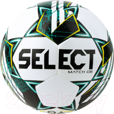 Футбольный мяч Select Match DВ V23 / 0575360004 (размер 5, белый/зеленый/черный)