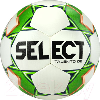 Футбольный мяч Select Talento DB V22 / 0773846400 (размер 3, белый/оранжевый/зеленый)