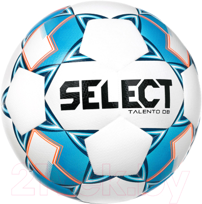 Футбольный мяч Select Talento DB V22 / 0775846200-200 (размер 5, белый/синий/оранжевый)