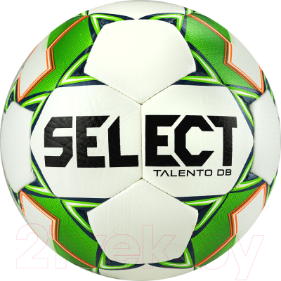 Футбольный мяч Select Talento DB / 811022-400 (размер 3, белый/зеленый/оранжевый)