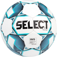 Футбольный мяч Select Team Basic V23 / 0865546002-002 (размер 5, белый/синий) - 