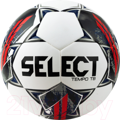 Футбольный мяч Select Tempo TB V23 / 0574060001 (размер 4, белый/синий/красный)