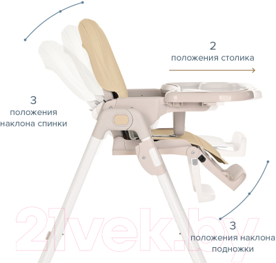 Стульчик для кормления Pituso Olimp / C1IN (бежевый)
