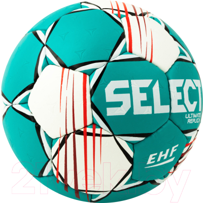 Гандбольный мяч Select Ultimate Replica v22 / 1670847004 (размер 0, бирюзовый/белый)
