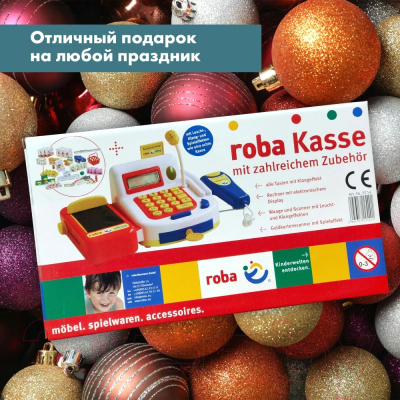 Касса игрушечная Roba Набор продуктов с кассой / 9714