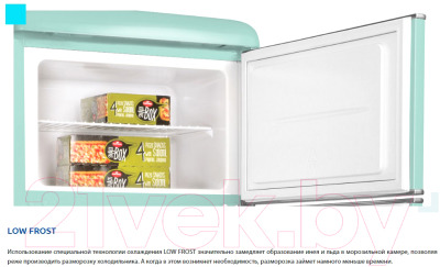 Холодильник с морозильником Snaige FR27SM-PRDG0E