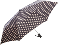 Зонт складной Pasotti Pois Nero/Beige - 