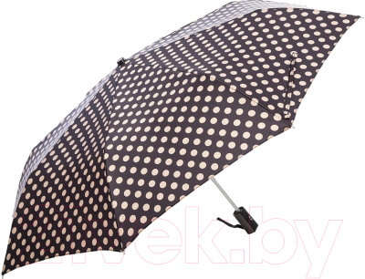 Зонт складной Pasotti Pois Nero/Beige