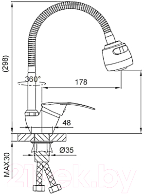 Изображение товара Смеситель Frud R40055-1