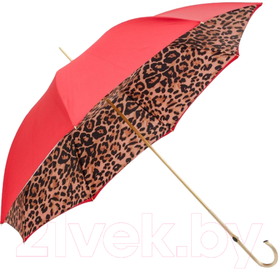 Зонт-трость Pasotti Rosso Leo Oro