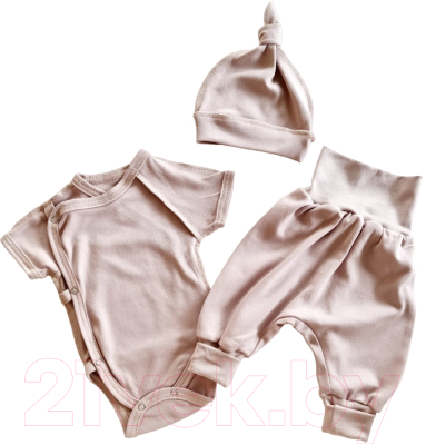 Комплект одежды для малышей Sofi 5027 (р.56, кофе)